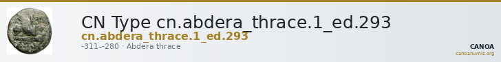 CN Type cn.abdera_thrace.1_ed.293 — CANOA