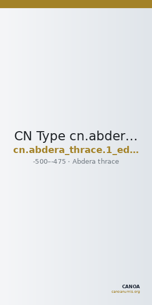 CN Type cn.abdera_thrace.1_ed.30 — CANOA