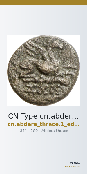 CN Type cn.abdera_thrace.1_ed.300 — CANOA