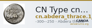 CN Type cn.abdera_thrace.1_ed.303 — CANOA
