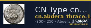 CN Type cn.abdera_thrace.1_ed.303 — CANOA