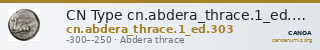 CN Type cn.abdera_thrace.1_ed.303 — CANOA