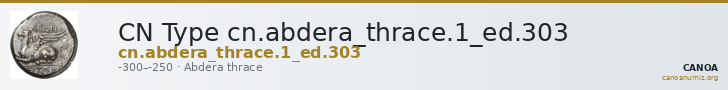 CN Type cn.abdera_thrace.1_ed.303 — CANOA