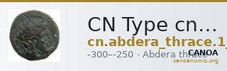CN Type cn.abdera_thrace.1_ed.305 — CANOA