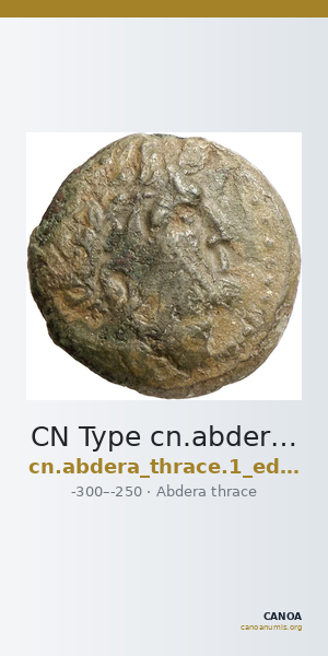 CN Type cn.abdera_thrace.1_ed.306 — CANOA