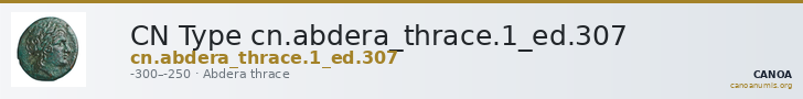 CN Type cn.abdera_thrace.1_ed.307 — CANOA