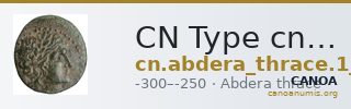 CN Type cn.abdera_thrace.1_ed.311 — CANOA