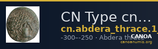 CN Type cn.abdera_thrace.1_ed.311 — CANOA
