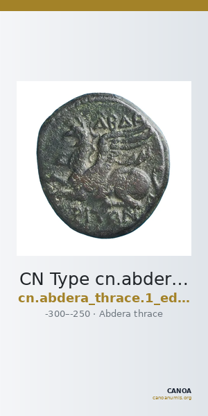 CN Type cn.abdera_thrace.1_ed.316 — CANOA