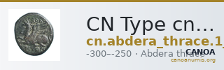 CN Type cn.abdera_thrace.1_ed.316 — CANOA