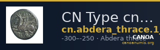 CN Type cn.abdera_thrace.1_ed.316 — CANOA