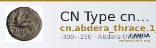 CN Type cn.abdera_thrace.1_ed.317 — CANOA