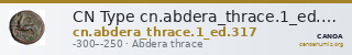 CN Type cn.abdera_thrace.1_ed.317 — CANOA