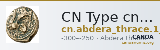 CN Type cn.abdera_thrace.1_ed.318 — CANOA