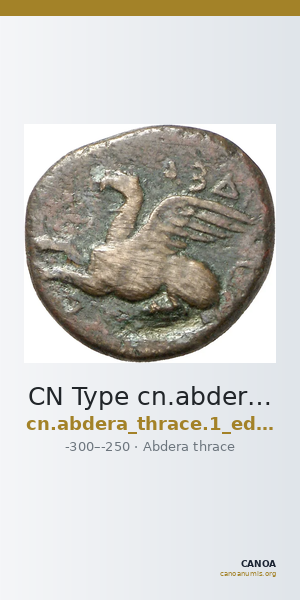 CN Type cn.abdera_thrace.1_ed.319 — CANOA