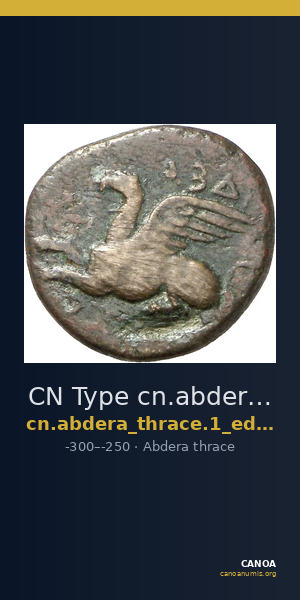 CN Type cn.abdera_thrace.1_ed.319 — CANOA