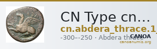 CN Type cn.abdera_thrace.1_ed.319 — CANOA