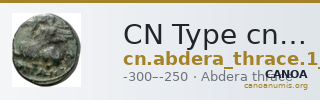 CN Type cn.abdera_thrace.1_ed.323 — CANOA