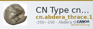 CN Type cn.abdera_thrace.1_ed.326 — CANOA