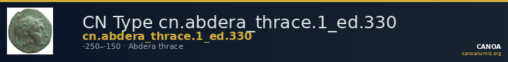 CN Type cn.abdera_thrace.1_ed.330 — CANOA