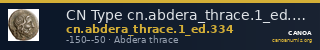 CN Type cn.abdera_thrace.1_ed.334 — CANOA