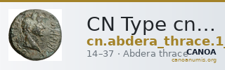 CN Type cn.abdera_thrace.1_ed.335 — CANOA