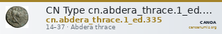 CN Type cn.abdera_thrace.1_ed.335 — CANOA