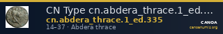 CN Type cn.abdera_thrace.1_ed.335 — CANOA