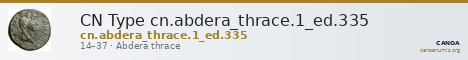 CN Type cn.abdera_thrace.1_ed.335 — CANOA