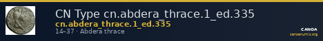 CN Type cn.abdera_thrace.1_ed.335 — CANOA
