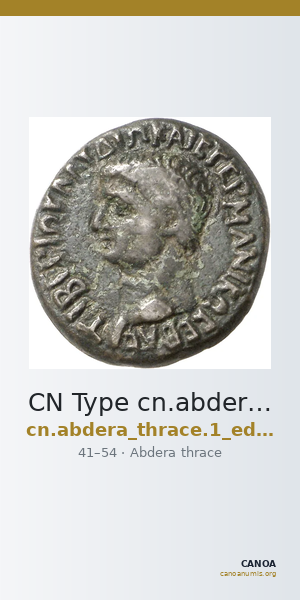 CN Type cn.abdera_thrace.1_ed.336 — CANOA
