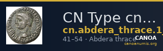 CN Type cn.abdera_thrace.1_ed.336 — CANOA