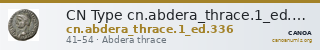 CN Type cn.abdera_thrace.1_ed.336 — CANOA