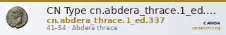CN Type cn.abdera_thrace.1_ed.337 — CANOA