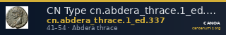 CN Type cn.abdera_thrace.1_ed.337 — CANOA
