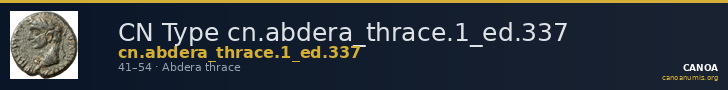 CN Type cn.abdera_thrace.1_ed.337 — CANOA