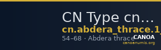 CN Type cn.abdera_thrace.1_ed.338 — CANOA