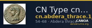 CN Type cn.abdera_thrace.1_ed.339 — CANOA