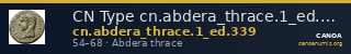 CN Type cn.abdera_thrace.1_ed.339 — CANOA