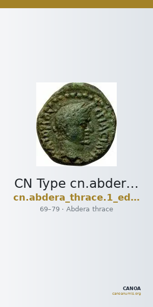 CN Type cn.abdera_thrace.1_ed.341 — CANOA