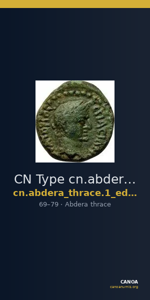 CN Type cn.abdera_thrace.1_ed.341 — CANOA