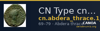 CN Type cn.abdera_thrace.1_ed.341 — CANOA