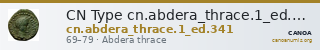 CN Type cn.abdera_thrace.1_ed.341 — CANOA
