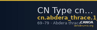 CN Type cn.abdera_thrace.1_ed.343 — CANOA