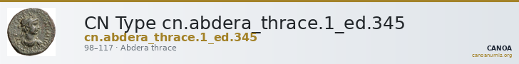 CN Type cn.abdera_thrace.1_ed.345 — CANOA
