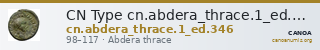 CN Type cn.abdera_thrace.1_ed.346 — CANOA