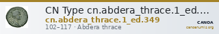 CN Type cn.abdera_thrace.1_ed.349 — CANOA