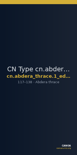 CN Type cn.abdera_thrace.1_ed.352 — CANOA