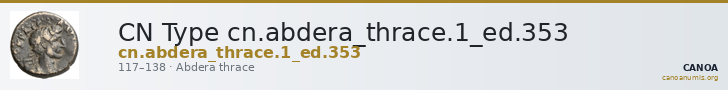 CN Type cn.abdera_thrace.1_ed.353 — CANOA