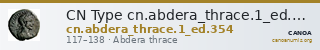 CN Type cn.abdera_thrace.1_ed.354 — CANOA